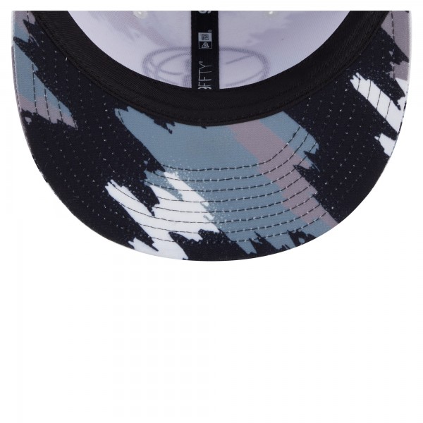Бейсболка Brooklyn Nets New Era White Paint 9FIFTY Snapback