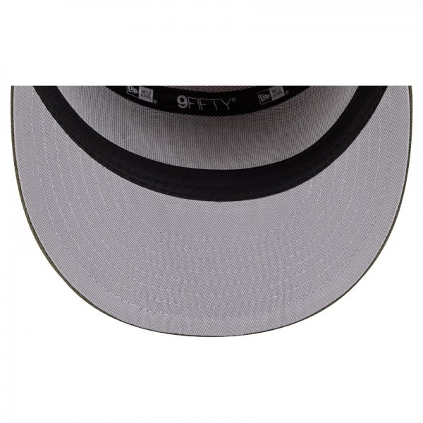 Бейсболка New York Knicks New Era Olive/Burnt Orange Two-Tone Color Pack Split Panel 9FIFTY