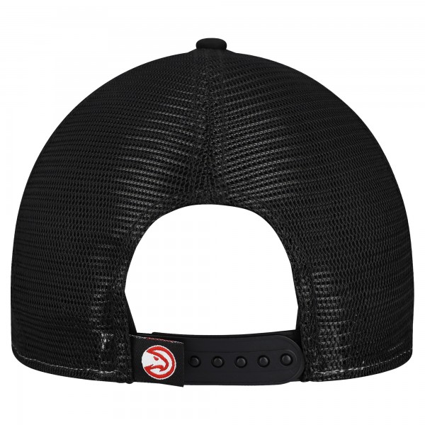 Бейсболка Atlanta Hawks New Era Red/Black Outdoor Split Panel 9FIFTY Snapback