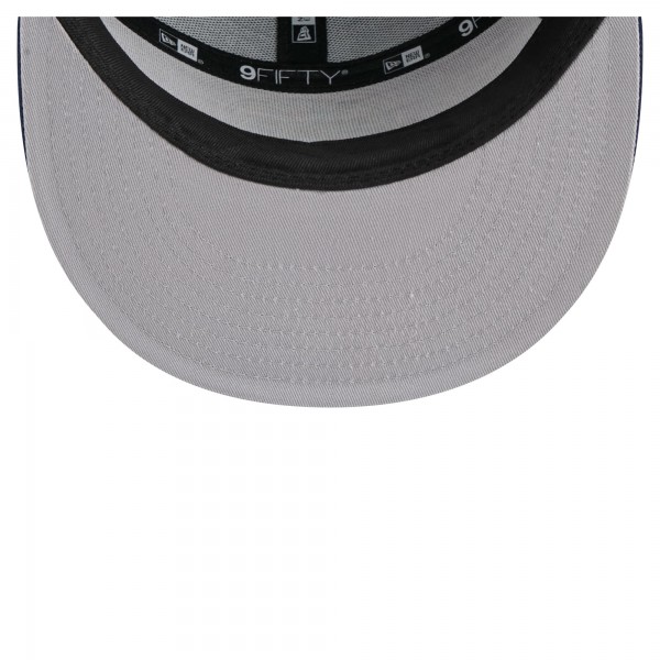 Бейсболка Denver Nuggets New Era Red/Navy Outdoor Split Panel 9FIFTY Snapback