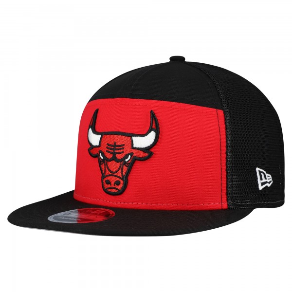 Бейсболка Chicago Bulls New Era Red/Black Outdoor Split Panel 9FIFTY Snapback