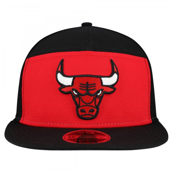 Бейсболка Chicago Bulls New Era Red/Black Outdoor Split Panel 9FIFTY Snapback