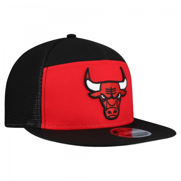 Бейсболка Chicago Bulls New Era Red/Black Outdoor Split Panel 9FIFTY Snapback