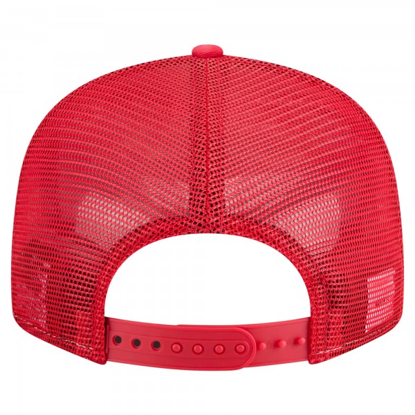 Бейсболка Philadelphia 76ers New Era Royal/Red Outdoor Split Panel 9FIFTY Snapback