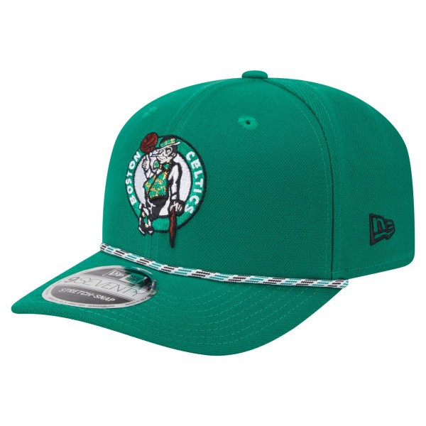 Бейсболка Boston Celtics New Era Kelly Green Rope 9SEVENTY