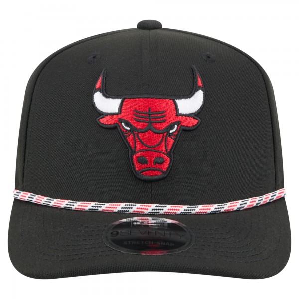 Бейсболка Chicago Bulls New Era Black Rope 9SEVENTY