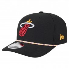 Бейсболка Miami Heat New Era Black Rope 9SEVENTY