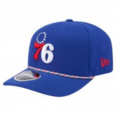 Бейсболка Philadelphia 76ers New Era Blue Rope 9SEVENTY