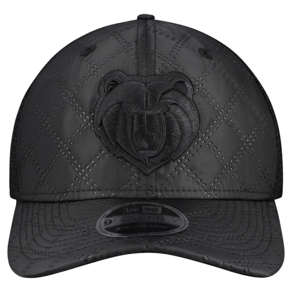 Бейсболка Memphis Grizzlies New Era Black Quilted 9SEVENTY Trucker