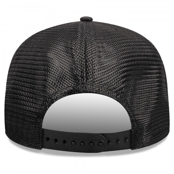 Бейсболка Miami Heat New Era Black Quilted Nylon 9SEVENTY Trucker