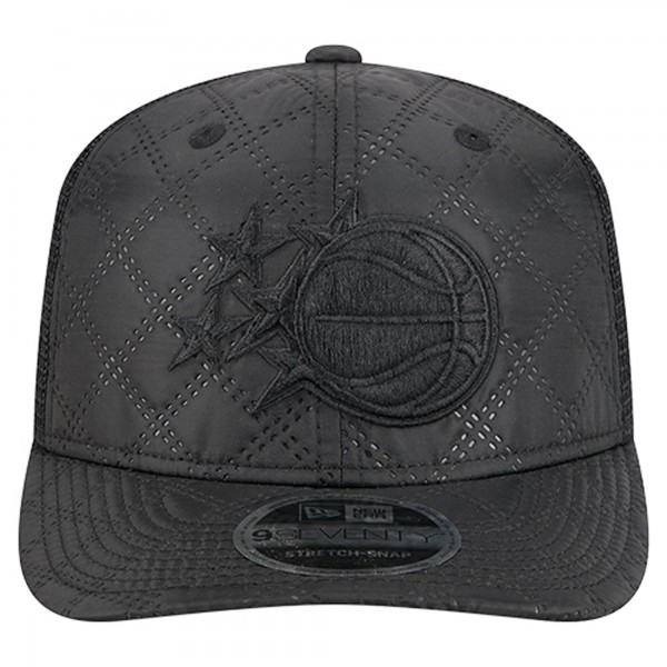 Бейсболка Orlando Magic New Era Black Quilted 9SEVENTY Trucker