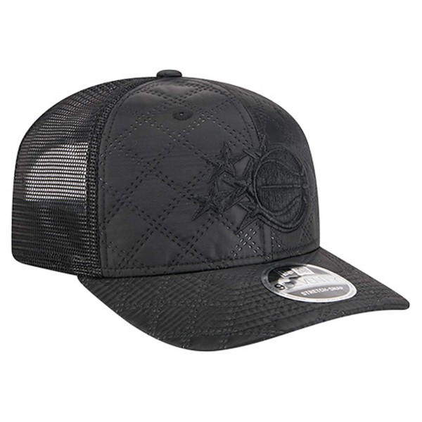 Бейсболка Orlando Magic New Era Black Quilted 9SEVENTY Trucker