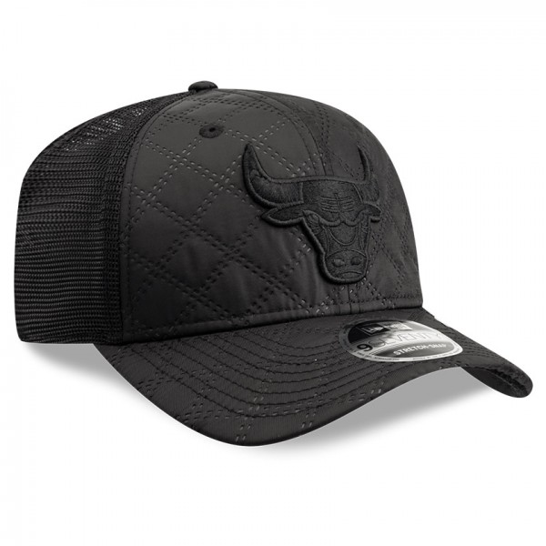 Бейсболка Chicago Bulls New Era Black Quilted 9SEVENTY Trucker