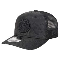 Бейсболка Denver Nuggets New Era Black Quilted 9SEVENTY Trucker