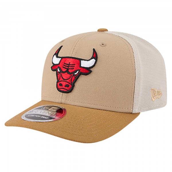 Бейсболка Chicago Bulls New Era Tan/Light Brown Two-Tone 9SEVENTY