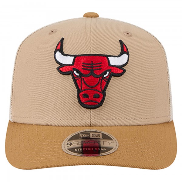 Бейсболка Chicago Bulls New Era Tan/Light Brown Two-Tone 9SEVENTY