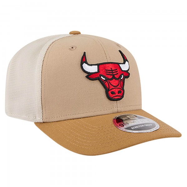 Бейсболка Chicago Bulls New Era Tan/Light Brown Two-Tone 9SEVENTY