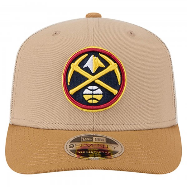 Бейсболка Denver Nuggets New Era Tan/Light Brown Two-Tone 9SEVENTY