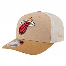 Бейсболка Miami Heat New Era Tan/Light Brown Two-Tone 9SEVENTY