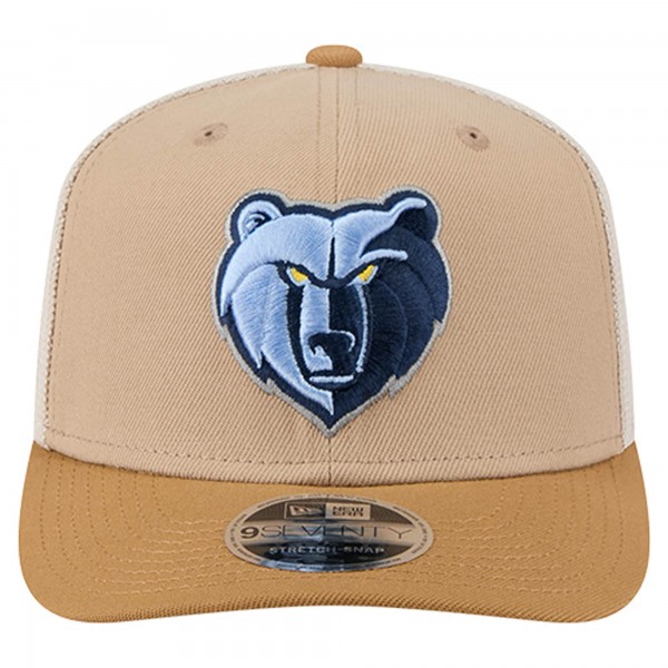 Бейсболка Memphis Grizzlies New Era Tan/Light Brown Two-Tone 9SEVENTY