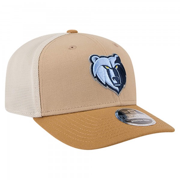 Бейсболка Memphis Grizzlies New Era Tan/Light Brown Two-Tone 9SEVENTY