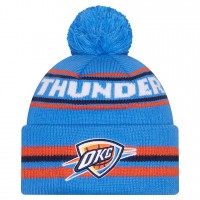Шапка с помпоном Oklahoma City Thunder New Era Blue Classic