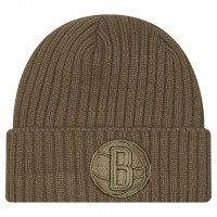 Brooklyn Nets New Era Olive Color Pack Cuffed Knit Hat
