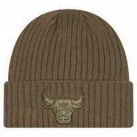 Бейсболка Chicago Bulls New Era Olive Color Pack Cuffed Knit