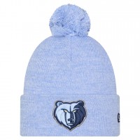 Шапка с помпоном Memphis Grizzlies New Era Light Blue Marled