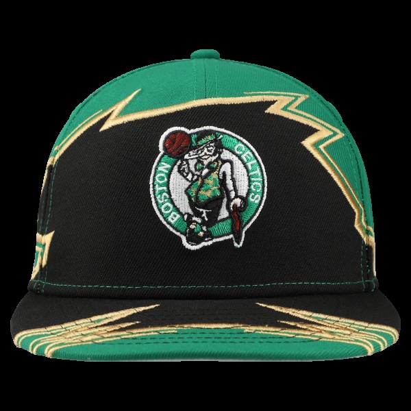 Подростковая Boston Celtics New Era Kelly Green Break 59FIFTY Fitted Hat