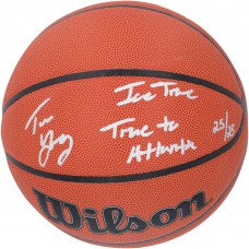 Мяч Trae Young Atlanta Hawks Autographed Fanatics Authentic Wilson Authentic Series Indoor/Outdoor with Ice Trae & True to Atlanta Inscriptions - Limited Edition #25/25