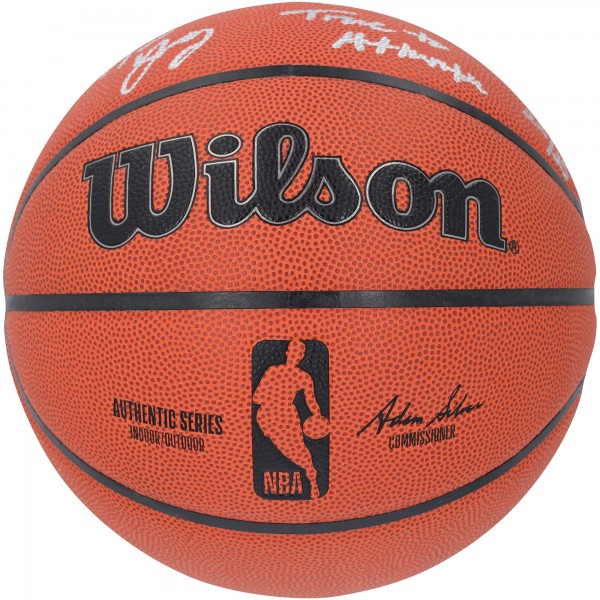 Мяч Trae Young Atlanta Hawks Autographed Fanatics Authentic Wilson Authentic Series Indoor/Outdoor with Ice Trae & True to Atlanta Inscriptions - Limited Edition #25/25