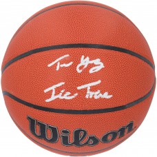 Мяч Trae Young Atlanta Hawks Autographed Fanatics Authentic Wilson Authentic Series Indoor/Outdoor with Ice Trae Inscription