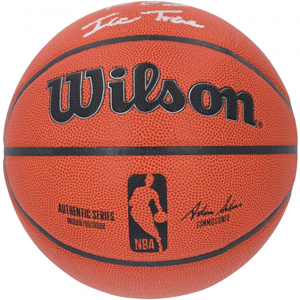 Мяч Trae Young Atlanta Hawks Autographed Fanatics Authentic Wilson Authentic Series Indoor/Outdoor with Ice Trae Inscription