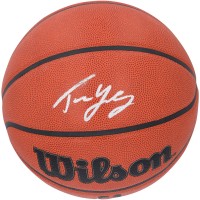 Мяч Trae Young Atlanta Hawks Autographed Fanatics Authentic Wilson Authentic Series Indoor/Outdoor