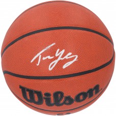 Мяч Trae Young Atlanta Hawks Autographed Fanatics Authentic Wilson Authentic Series Indoor/Outdoor