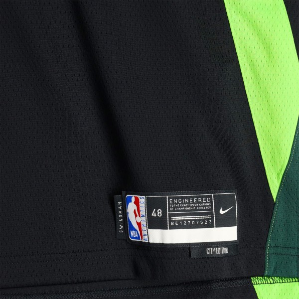 Payton Pritchard Boston Celtics Autographed Fanatics Authentic Black Nike 2024-25 City Edition Swingman Jersey