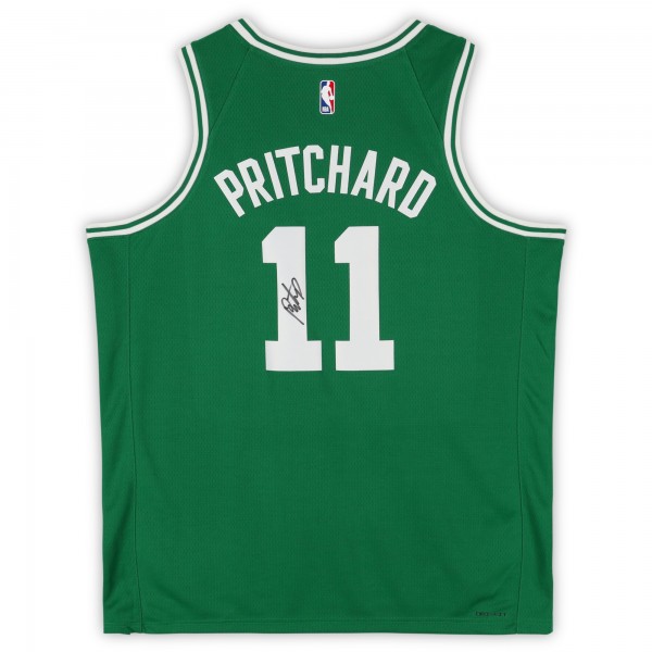 Payton Pritchard Boston Celtics Autographed Fanatics Authentic Kelly Green Nike Icon Edition Swingman Jersey