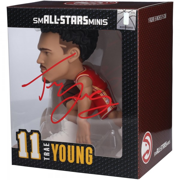 Trae Young Atlanta Hawks Autographed Fanatics Authentic 6 smALL-STARS Figurine