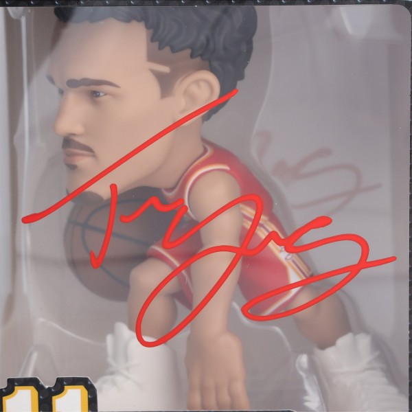Trae Young Atlanta Hawks Autographed Fanatics Authentic 6 smALL-STARS Figurine