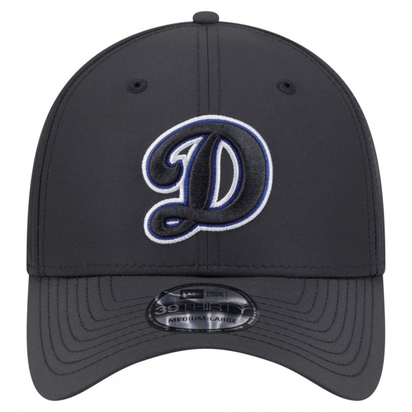 Бейсболка Los Angeles Dodgers New Era Black Night 39THIRTY