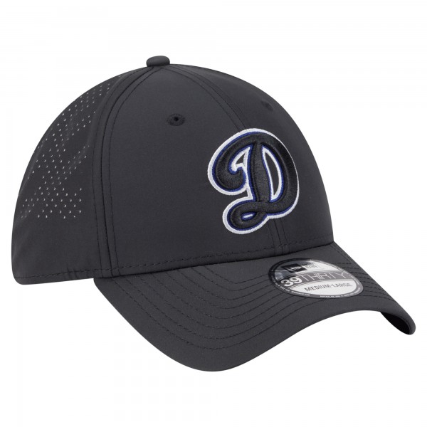 Бейсболка Los Angeles Dodgers New Era Black Night 39THIRTY