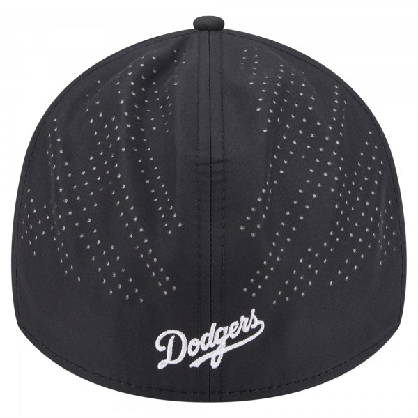 Бейсболка Los Angeles Dodgers New Era Black Night 39THIRTY