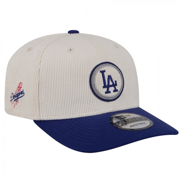Бейсболка Los Angeles Dodgers New Era Cream Loyal 9SEVENTY