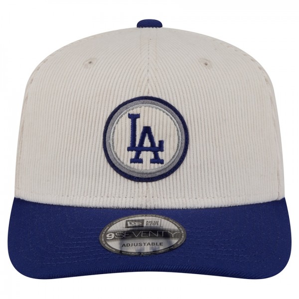 Бейсболка Los Angeles Dodgers New Era Cream Loyal 9SEVENTY