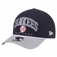 Бейсболка New York Yankees New Era Navy/Gray Arch 9FORTY A-Frame M-Crown