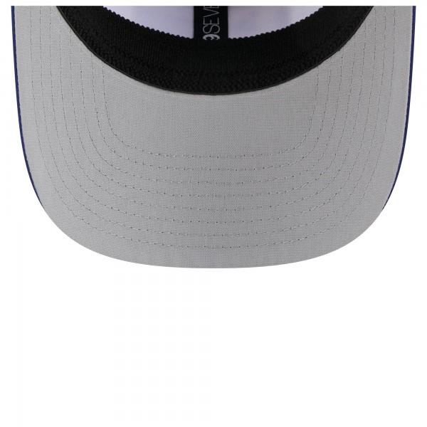 Бейсболка Los Angeles Dodgers New Era White/Royal Established Patch 9SEVENTY
