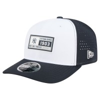 Бейсболка New York Yankees New Era White/Navy Established Patch 9SEVENTY