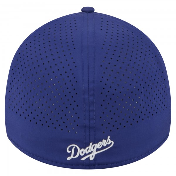 Бейсболка Los Angeles Dodgers New Era Royal 39THIRTY A-Frame Perforated