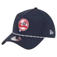 Бейсболка New York Yankees New Era Navy 39THIRTY A-Frame Perforated